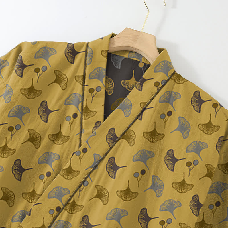 Completo da salotto in kimono di cotone biologico Ginkgo - image 18