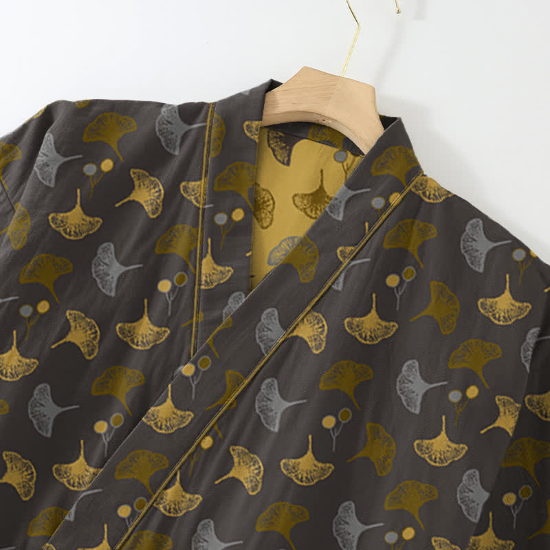 Completo da salotto in kimono di cotone biologico Ginkgo - image 14