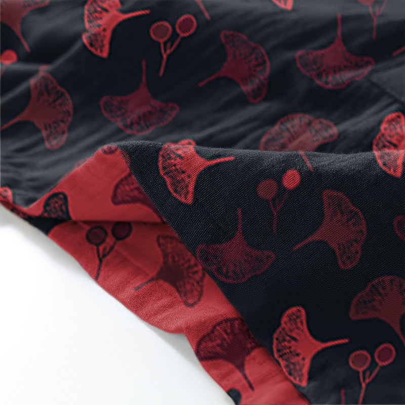 Completo da salotto in kimono di cotone biologico Ginkgo - image 5