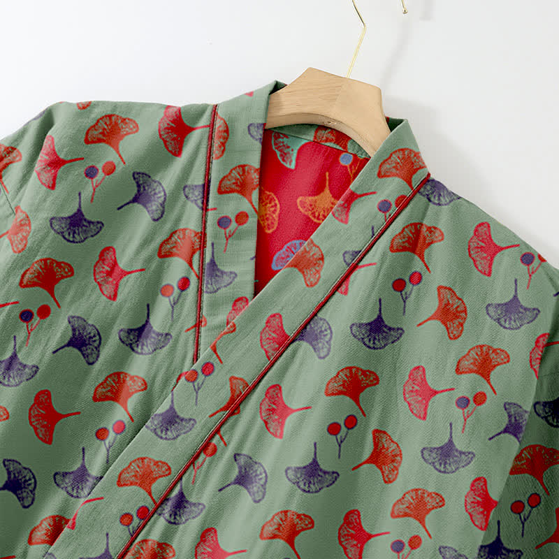 Completo da salotto in kimono di cotone biologico Ginkgo - image 19