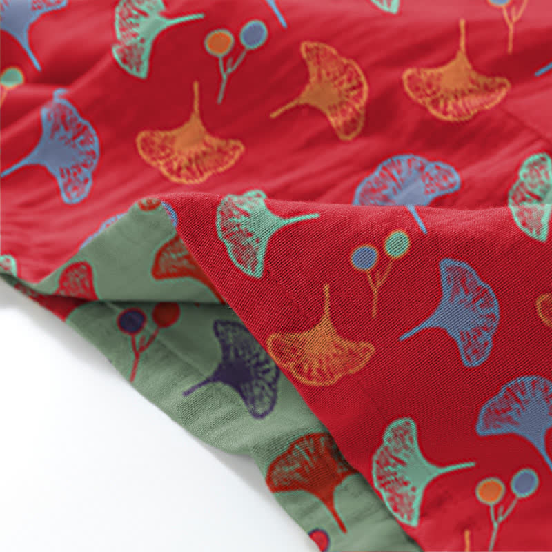 Completo da salotto in kimono di cotone biologico Ginkgo - image 3