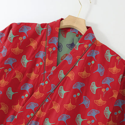 Completo da salotto in kimono di cotone biologico Ginkgo - image 2