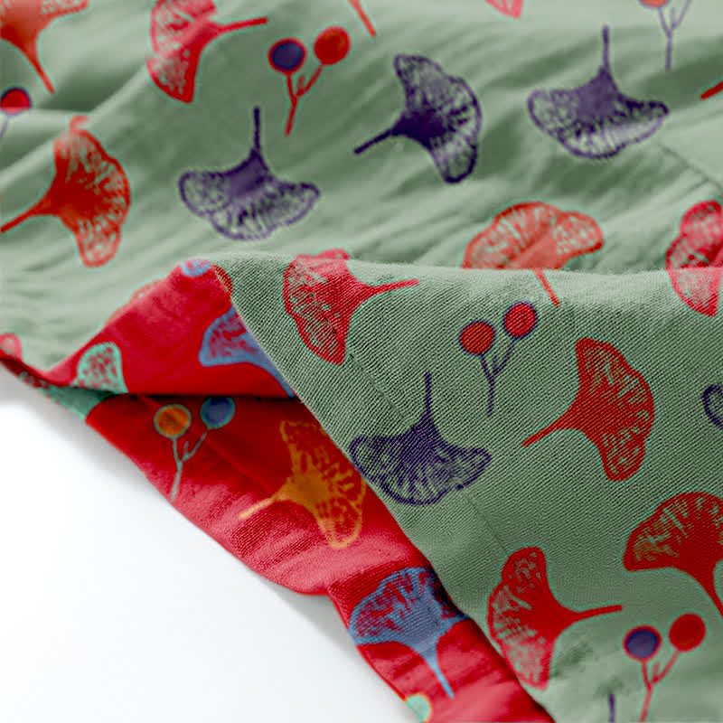 Completo da salotto in kimono di cotone biologico Ginkgo - image 20