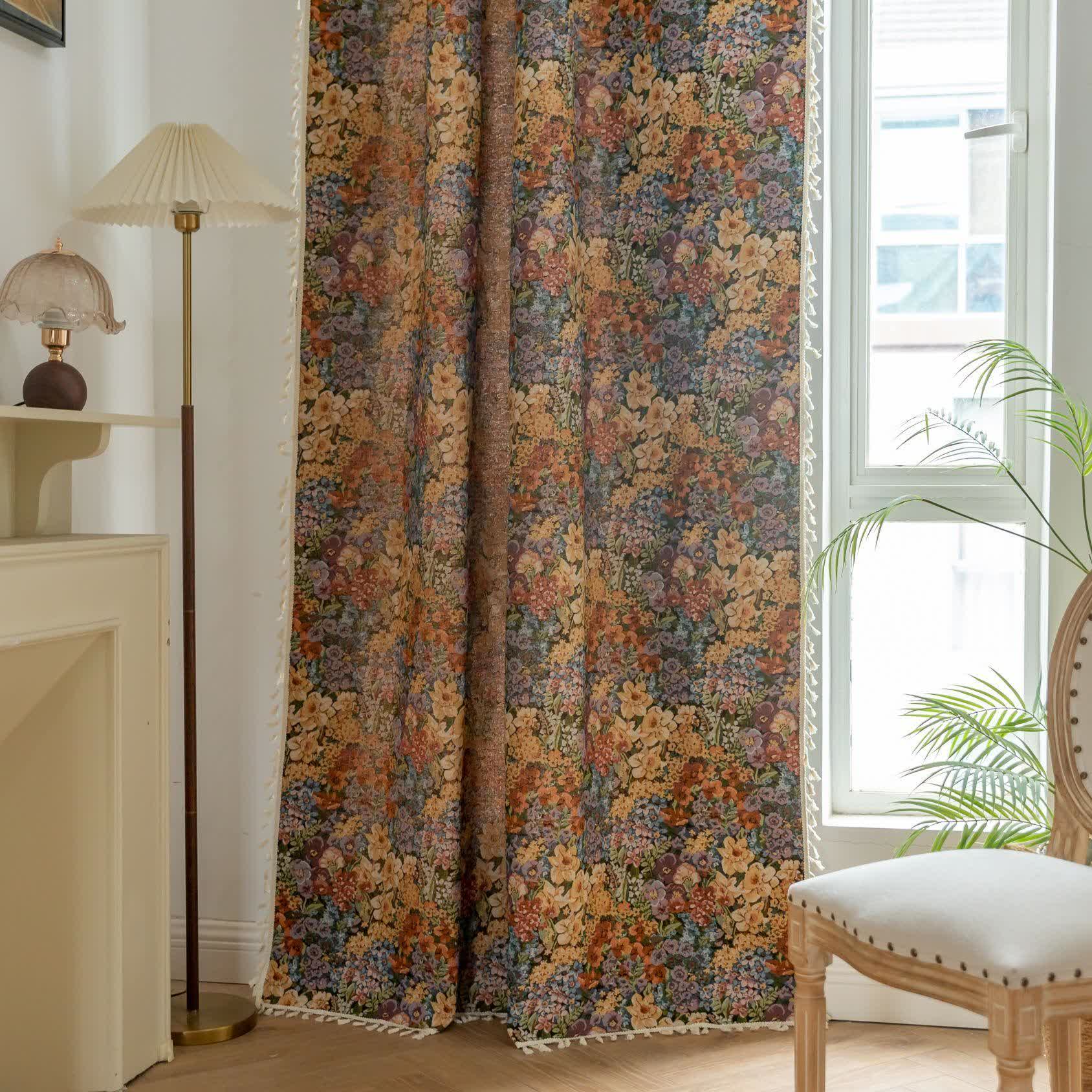 Tenda con nappe di fiori in fiore di lusso - image 3