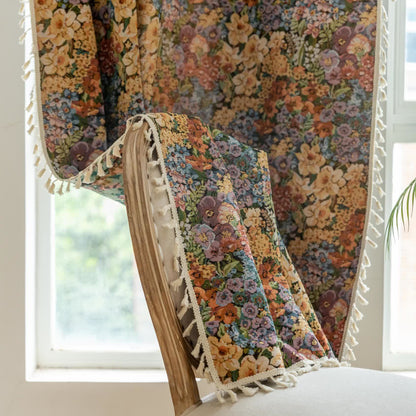 Tenda con nappe di fiori in fiore di lusso - image 5