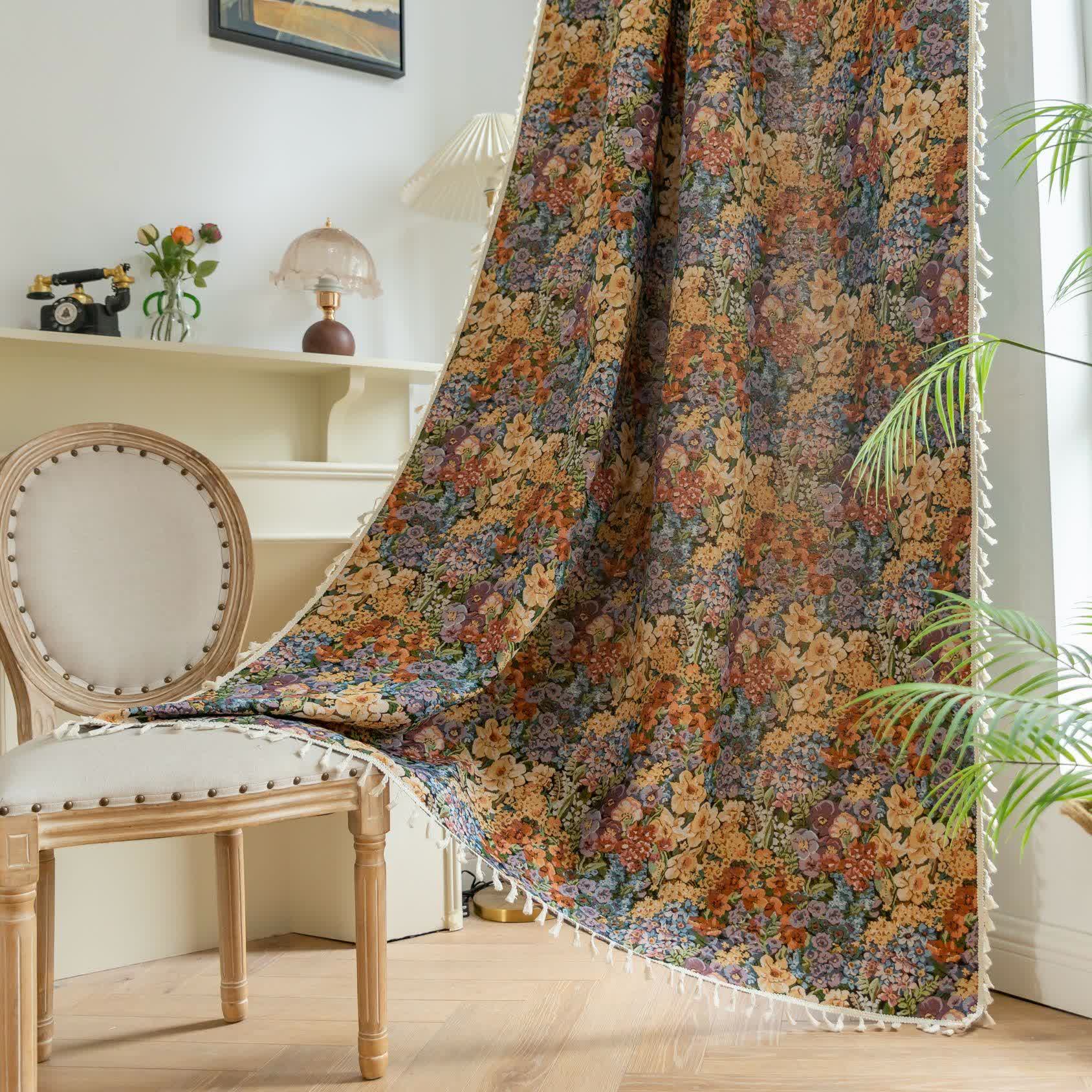 Tenda con nappe di fiori in fiore di lusso - image 4