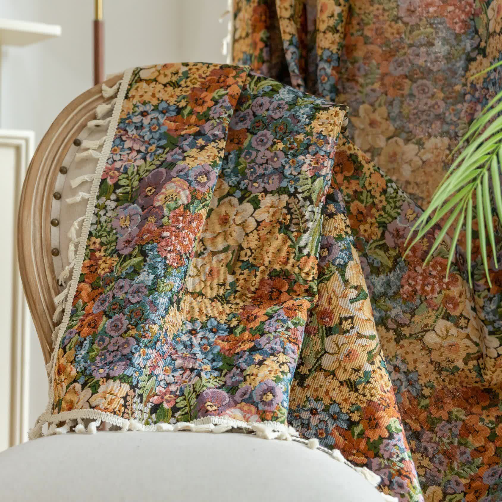 Tenda con nappe di fiori in fiore di lusso - image 8