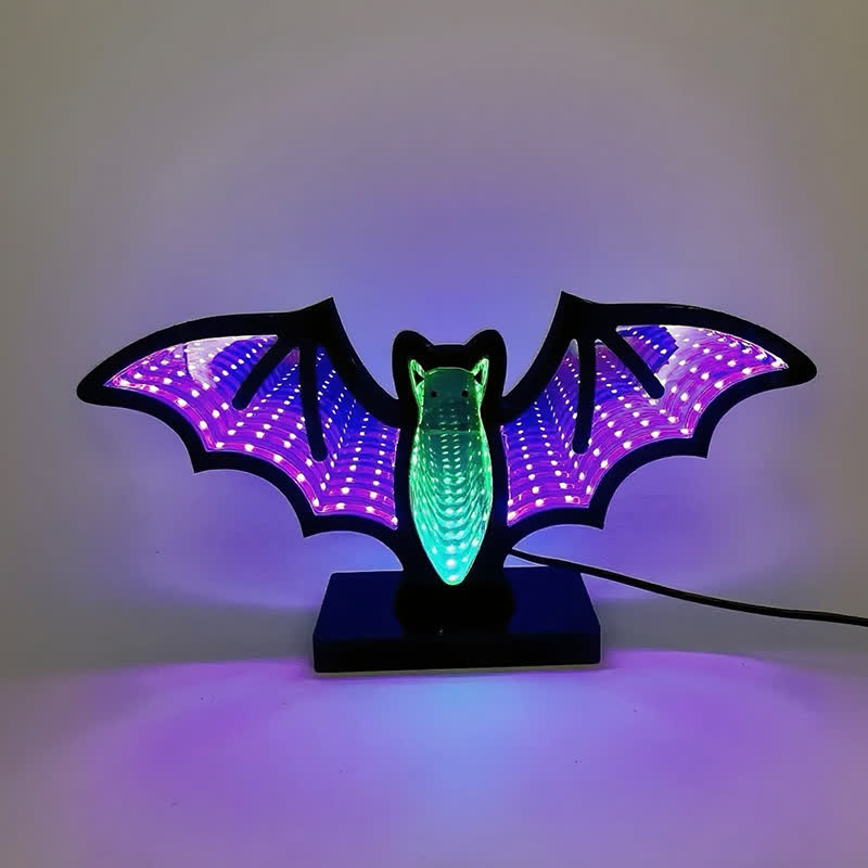 Luci infinite a forma di pipistrello 3D di Halloween - image 5