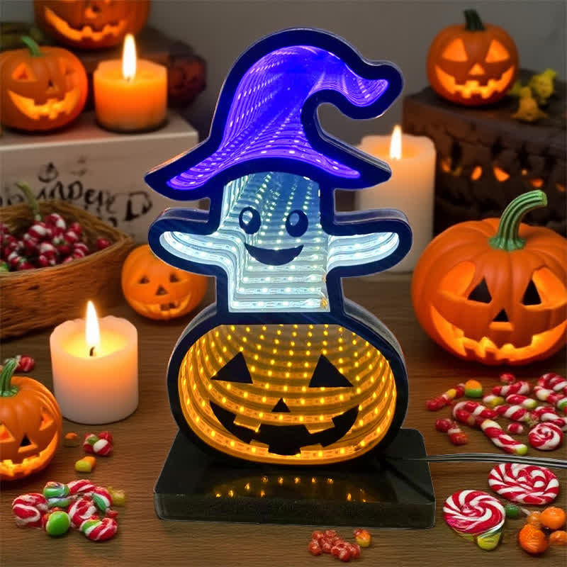 Decorazione per la casa con luci infinite per feste di Halloween - image 3