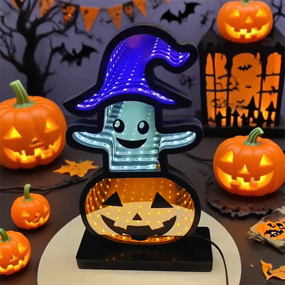 Decorazione per la casa con luci infinite per feste di Halloween - image 1
