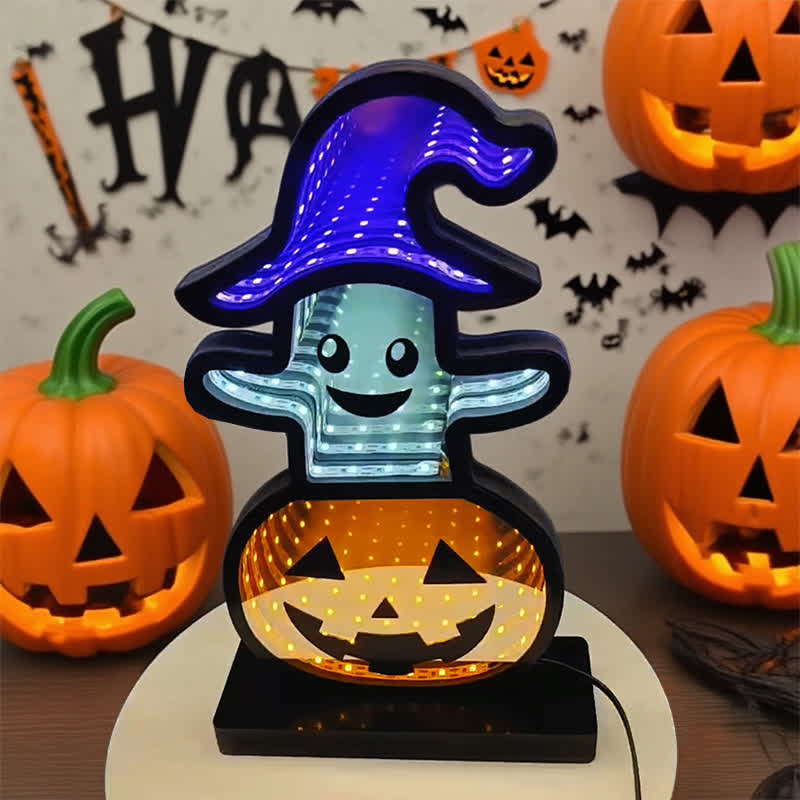 Decorazione per la casa con luci infinite per feste di Halloween - image 2