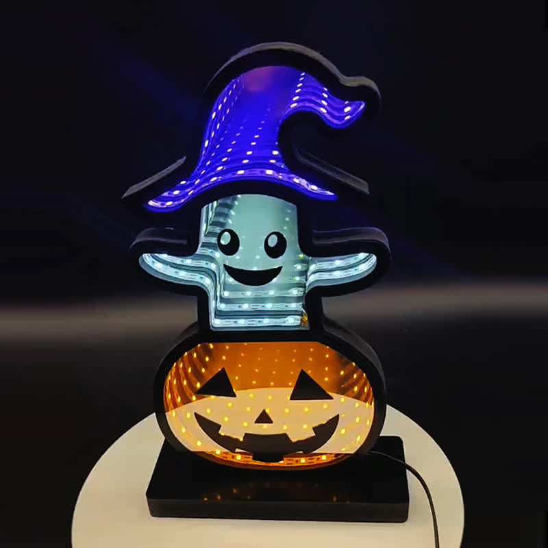 Decorazione per la casa con luci infinite per feste di Halloween - 3 pezzi - 2"L x 5"L x 8"A - image 4