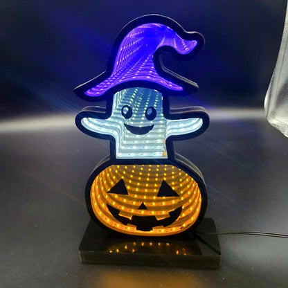 Decorazione per la casa con luci infinite per feste di Halloween - image 5