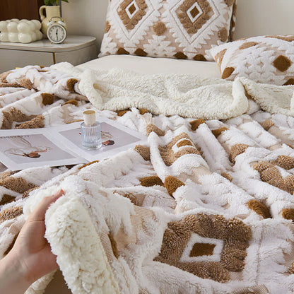 Coperta in jacquard Sherpa in stile bohémien - image 5