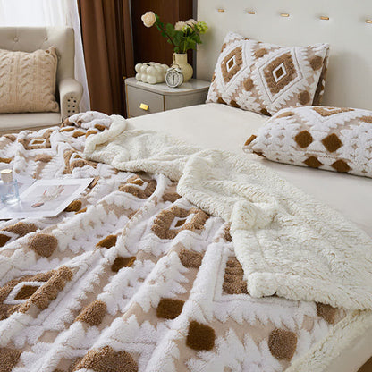 Coperta in jacquard Sherpa in stile bohémien - image 4