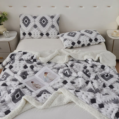 Coperta in jacquard Sherpa in stile bohémien - image 13