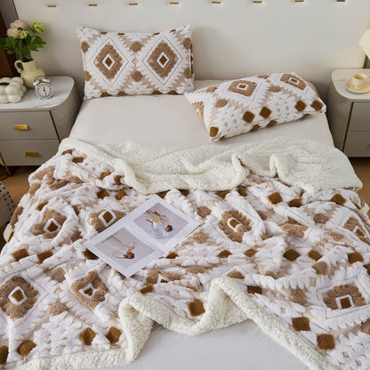 Coperta in jacquard Sherpa in stile bohémien - image 3