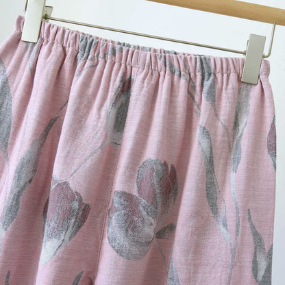 Completo da notte in jacquard di garza di cotone Tulip - image 11
