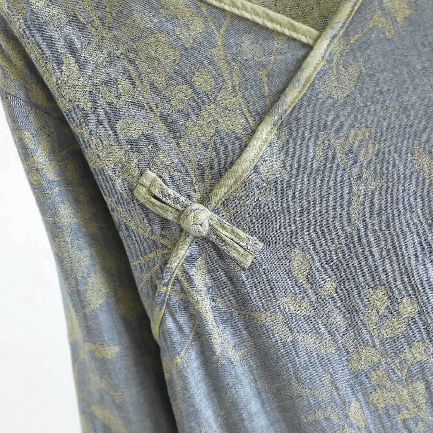 Elegante camicia da notte floreale in cotone biologico - image 8