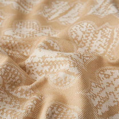 Trapunta reversibile in cotone con nappe e motivo retrò - image 9