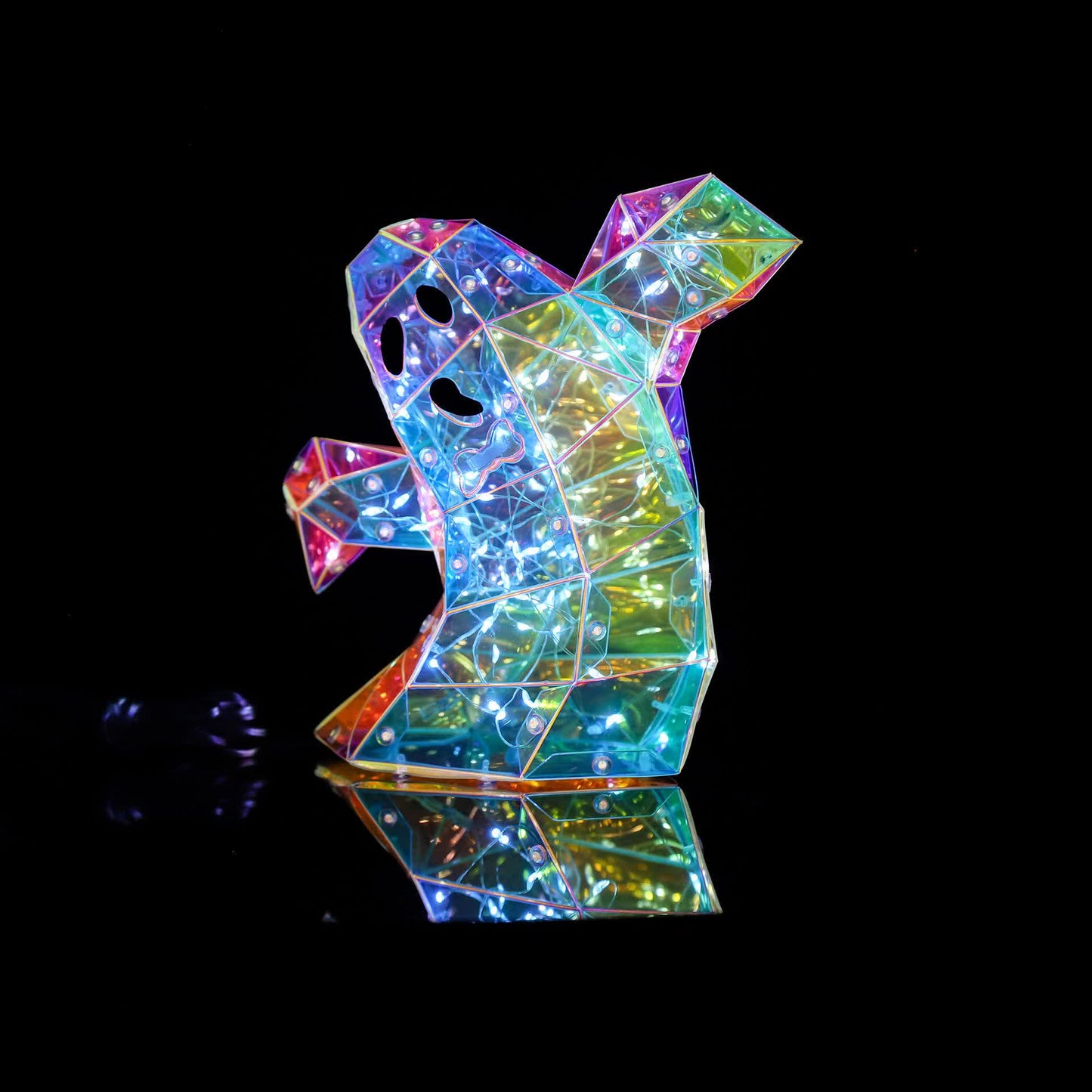Decorazione di Halloween con luci fantasma infinite 3D - image 4