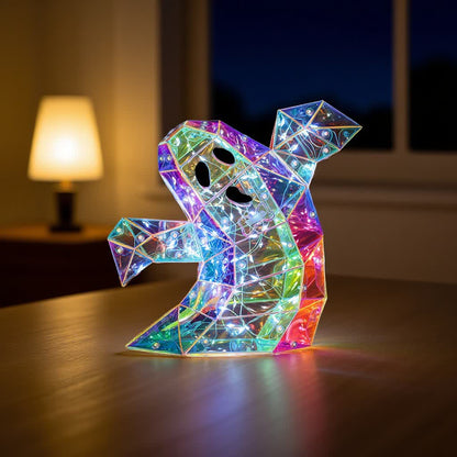 Decorazione di Halloween con luci fantasma infinite 3D - 3 pezzi - 7.3 cm x 20 cm x 20 cm - image 2