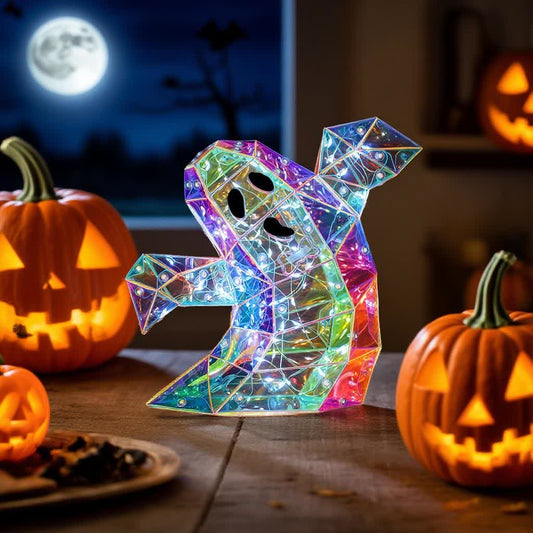 Decorazione di Halloween con luci fantasma infinite 3D - image 1