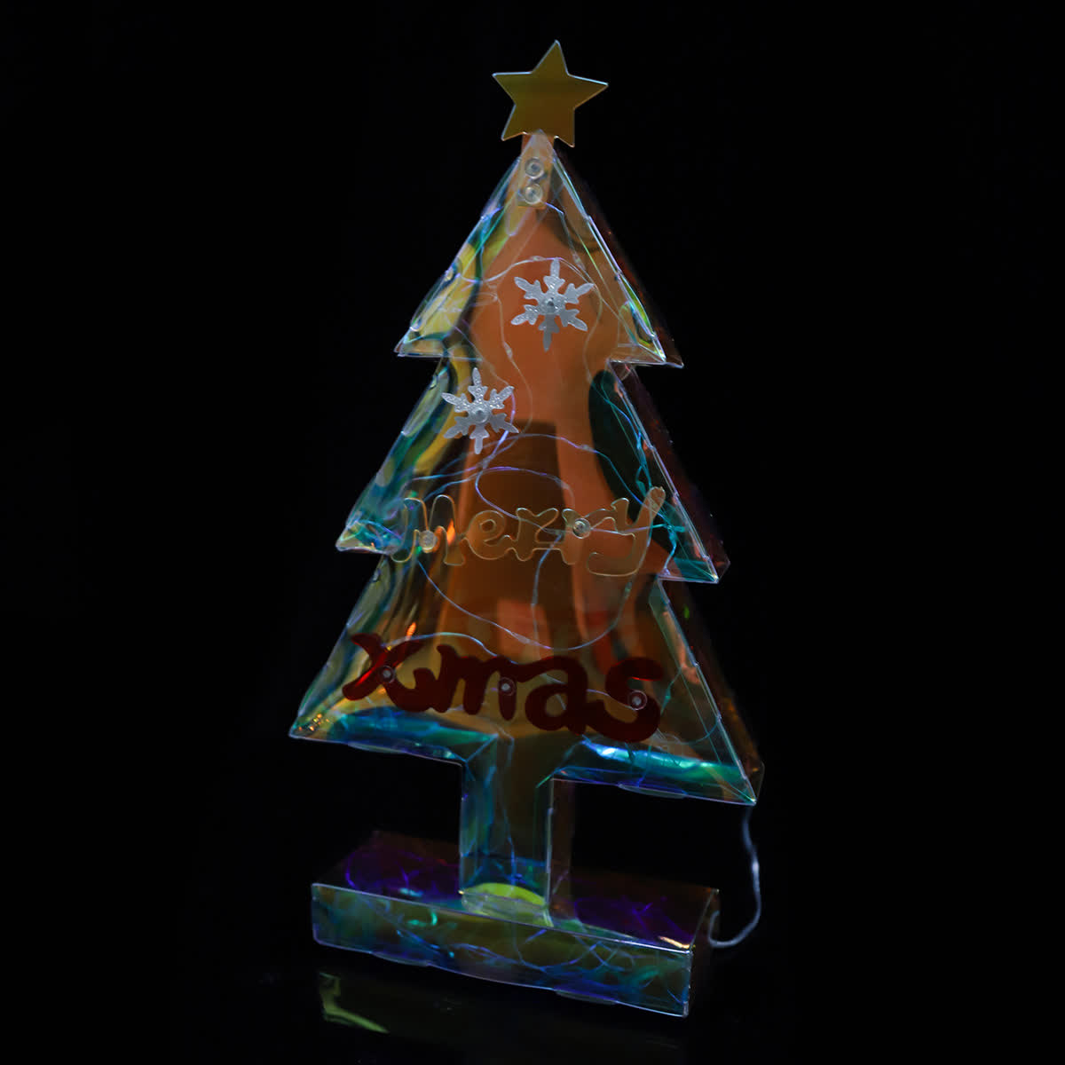 Decorazione con luci infinite per albero di Natale 3D - image 4