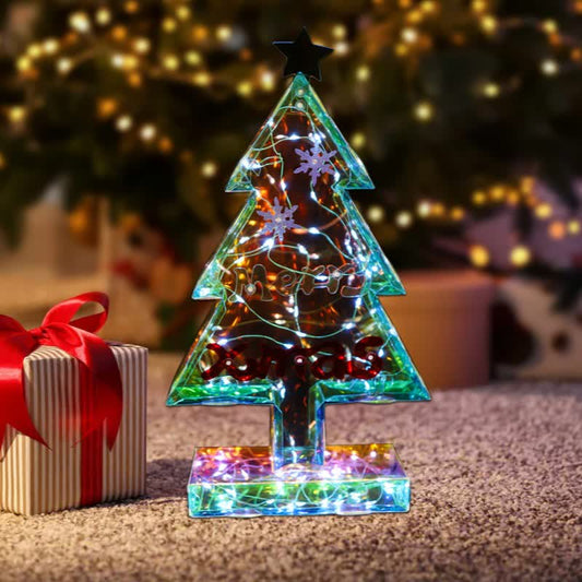 Decorazione con luci infinite per albero di Natale 3D - image 1