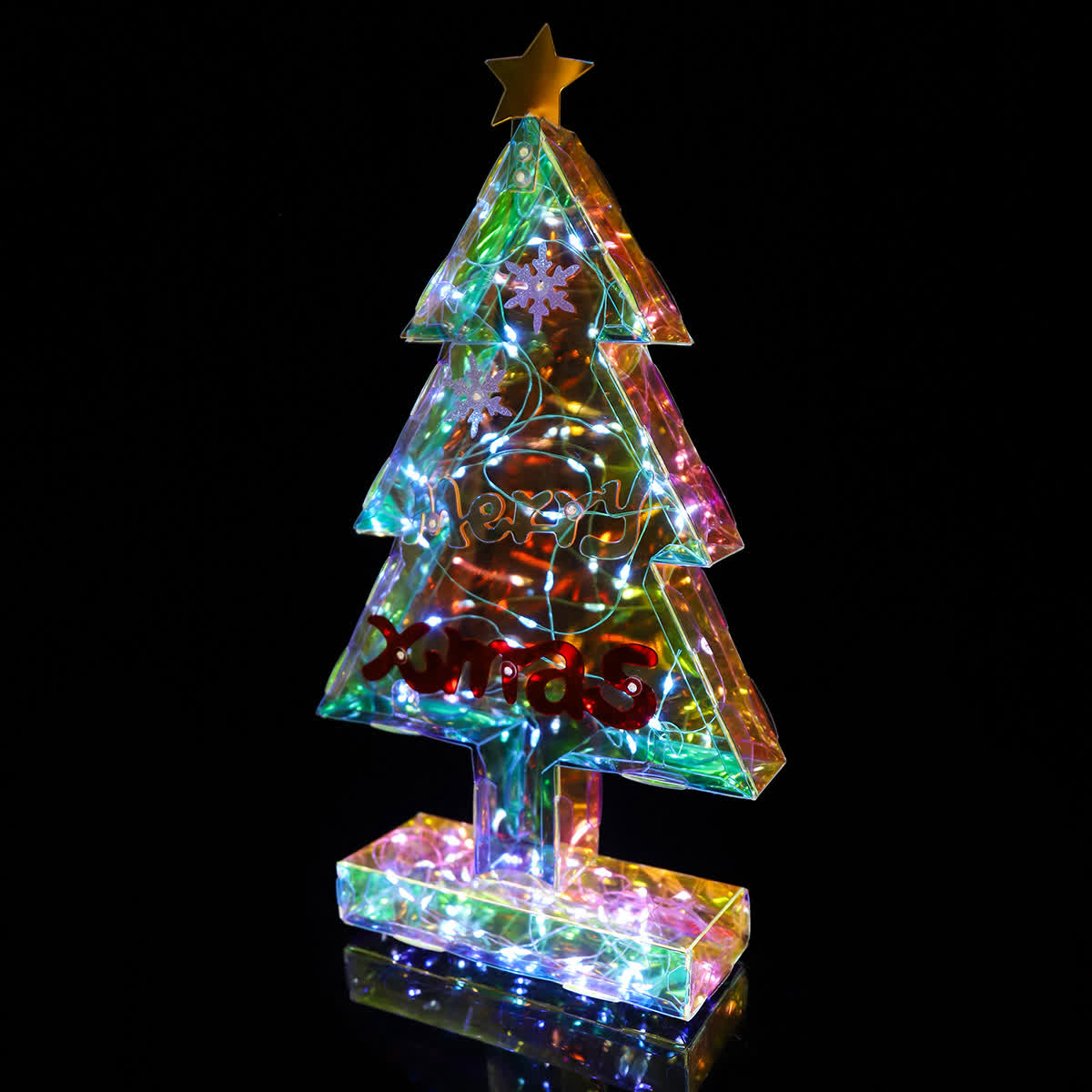 Decorazione con luci infinite per albero di Natale 3D - image 3