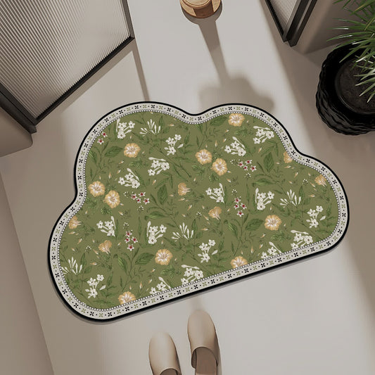 Tappetino da bagno ad asciugatura rapida a forma di nuvola pastorale - UN - 60cm x 90cm - image 1