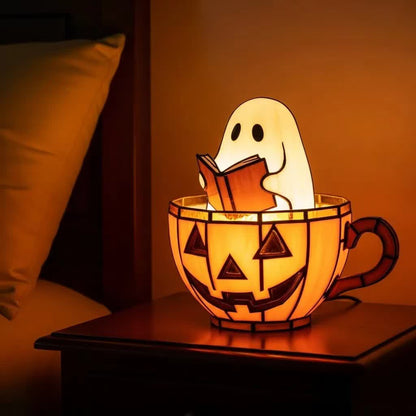 Decorazione luminosa per la lettura dei fantasmi di Halloween - D - 13 cm x 14.5 cm x 15 cm - image 8