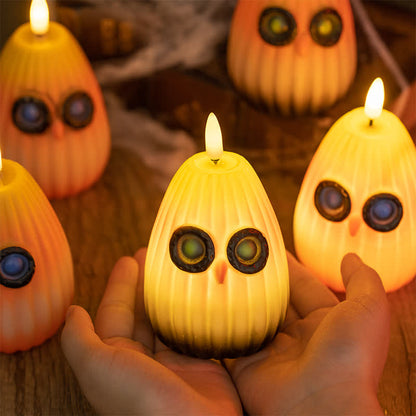 Decorazione luminosa notturna a forma di gufo di Halloween - image 2