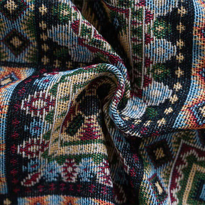 Coperta da divano con motivo geometrico a quadri - image 7