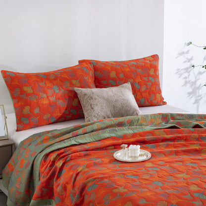 Trapunta in cotone biologico Ginkgo Biloba - image 24