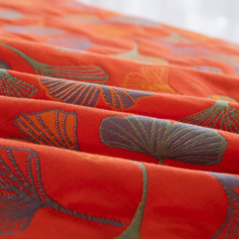 Trapunta in cotone biologico Ginkgo Biloba - image 29