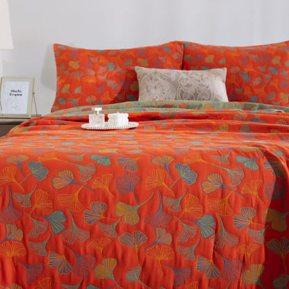 Trapunta in cotone biologico Ginkgo Biloba - image 23