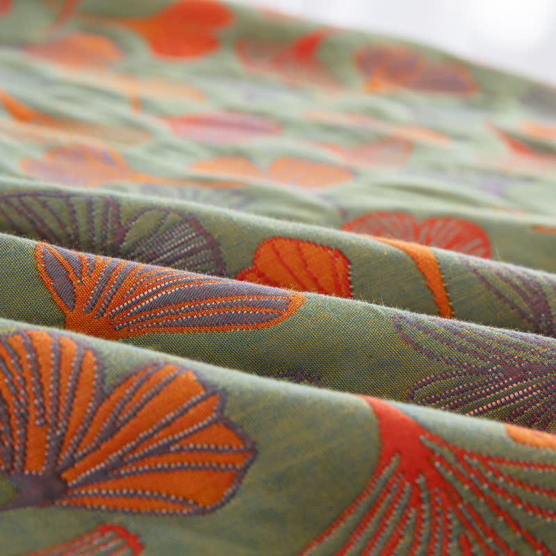 Trapunta in cotone biologico Ginkgo Biloba - image 38