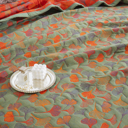 Trapunta in cotone biologico Ginkgo Biloba - image 35