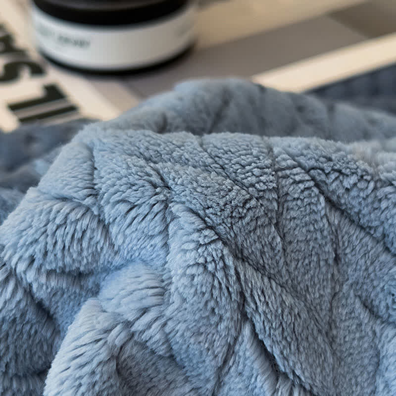 Coperta con bordo rilegato in tinta unita - image 11
