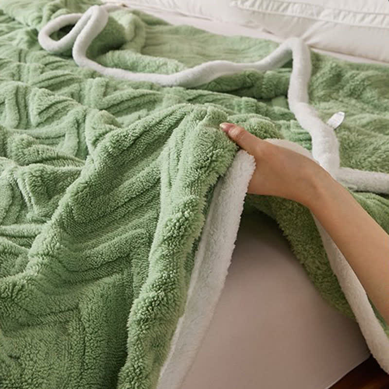 Coperta calda moderna in jacquard a zigzag - image 10