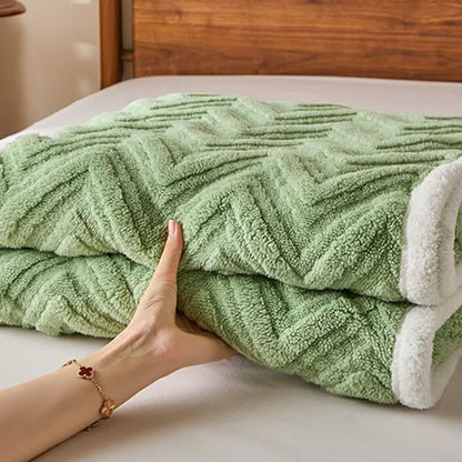 Coperta calda moderna in jacquard a zigzag - image 9