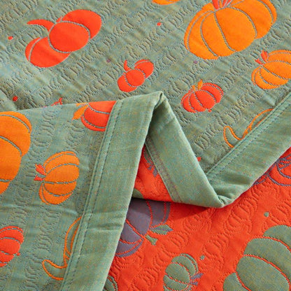 Copriletto in cotone biologico Pumpkin - image 9