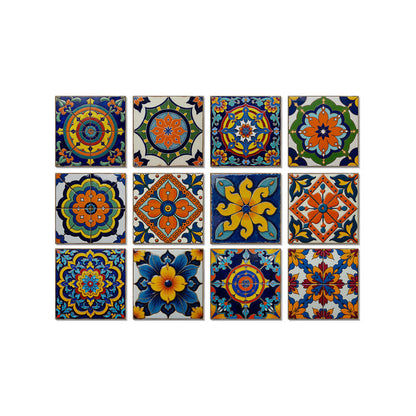 Adesivi murali in piastrelle Talavera colorate in schiuma PET - image 7