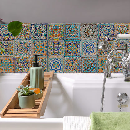Adesivi murali in mosaico marocchino in schiuma PET - image 5