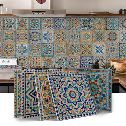 Adesivi murali in mosaico marocchino in schiuma PET - image 0