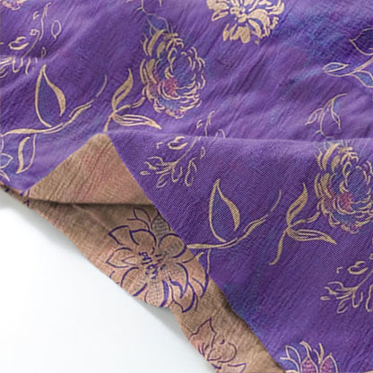 Completo da notte kimono in garza di cotone Peony - image 3