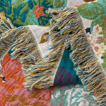 Trapunta con nappe in cotone naturale Wonderland Flower - image 6