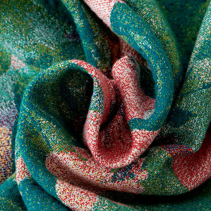 Trapunta con nappe in cotone naturale Botanical Art - image 4