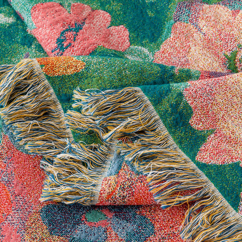 Trapunta con nappe in cotone naturale Botanical Art - image 5